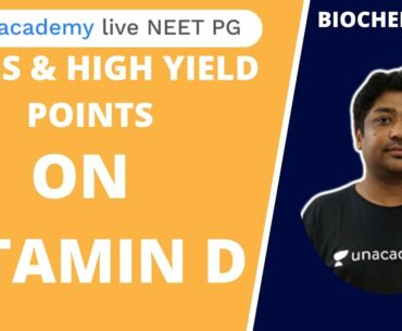 MCQs & High Yield Points on Vitamin D | Biochemistry | Dr. Abhishek Gupta