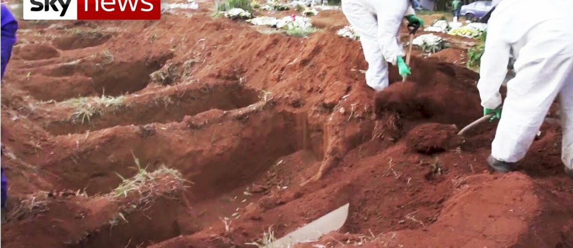 Brazilians dig mass graves as Bolsonaro dismisses COVID-19 pandemic as 'a little flu'