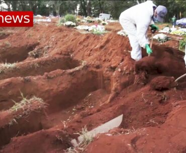 Brazilians dig mass graves as Bolsonaro dismisses COVID-19 pandemic as 'a little flu'