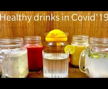 Healthy drinks to boost immune system in COVID'19 pandemic | healthy drinks | detox water and drinks