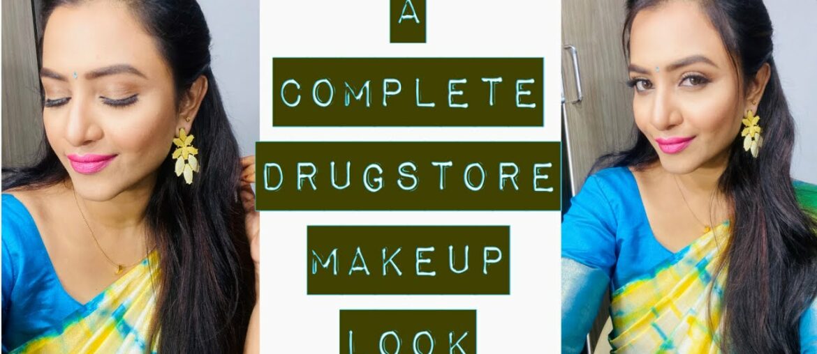 A Complete Drugstore Makeup Look - #JananiAshokkumar