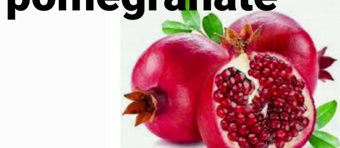 nutrients,vitamins,minerals and health benefits of pomegranate