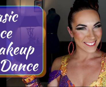 Basic Face Makeup for Dance | Foundation, Contour, Blush, & Highlight!