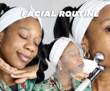 DIY FACIAL AT HOME FOR CLEAR SKIN! | EXTRACTIONS AND FACIAL SCULPTING