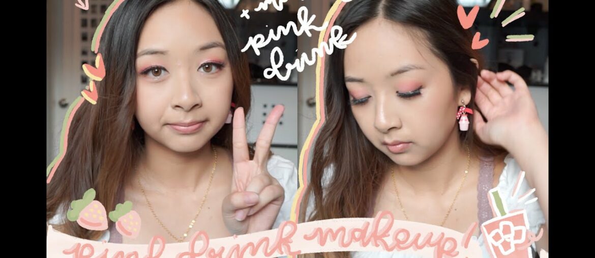 ~how to make the pink drink + attempting to do my makeup~ | Yesstyle Cosmetics