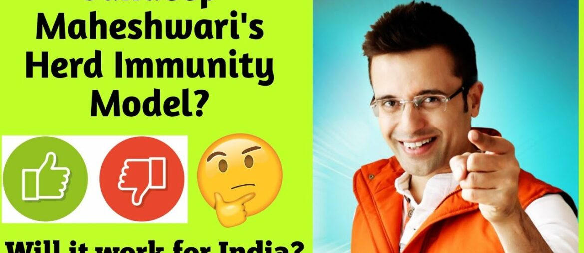 Sandeep Maheshwari's Herd Immunity Model for Corona Virus|By Ashish Joshi|in Hindi