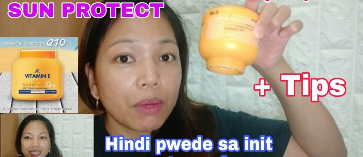 NEW VITAMIN E SUN PROTECT Q 10 PLUS BODY CREAM 7 DAYS REVIEW || TIPS || JENNE FRONDA