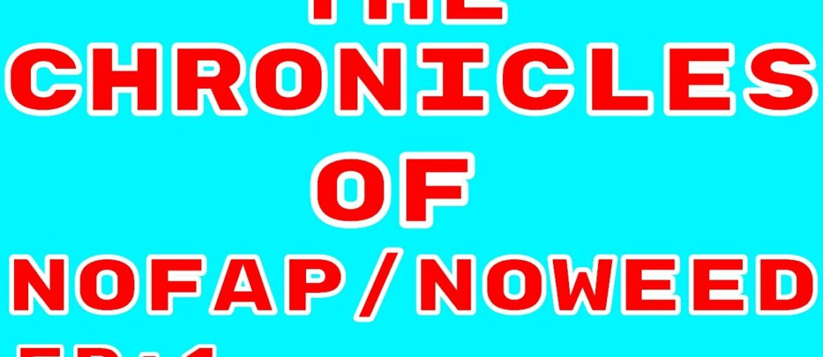 THE CHRONICLES OF NO WEED / NO FAP - Episode 1