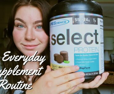 MY EVERYDAY SUPPLEMENT ROUTINE| PESCIENCE| how, when, why?