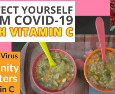 Lemon & Coriander Soup Recipe|How To Boost Your Immune System Against Coronavirus|Vitamin C Soup