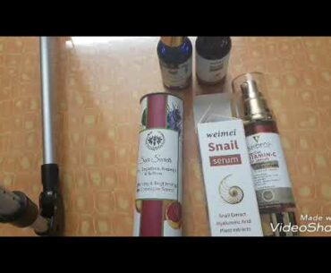 Review- seer secrets serum, volamena vitamin C serum, weimei essence(Indian).