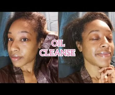 CLEANSING WITH OIL | MINI NIGHT TIME ROUTINE | VITAMIN E OIL FOR SCAR TISSUE