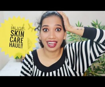 Huge Skin Care Haul I Purplle Skin Care Haul I Malayali Beauty Vlogger