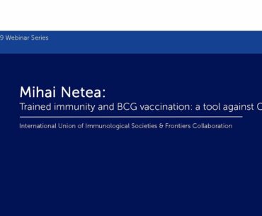 Mihai Netea: Trained immunity and BCG vaccination - a tool against COVID-19?