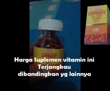 Suplemen Vitamin Daya Tahan Tubuh untuk terhindar dari Virus seperti Covid19 Corona