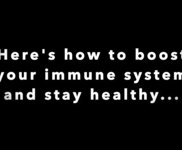 Resist the Coronavirus! Boost your immune system with simple behavioral changes