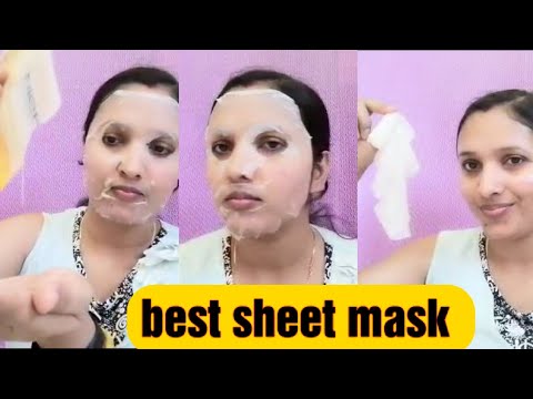 Garnier skin naturals fresh mix vitamin c shot boost sheetmask review& demo ||#bestsheetmask