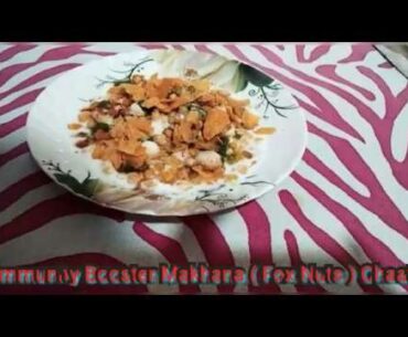 Immunity booster makhana ( fox nuts ) chaat