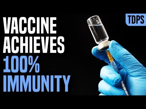 Coronavirus Vaccine Achieves 100% Immunity