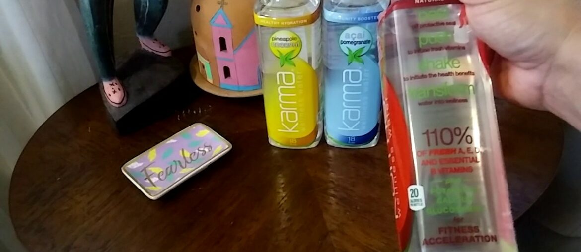 Aldi's find: Karma wellness water. Wed. May 31st, 2017