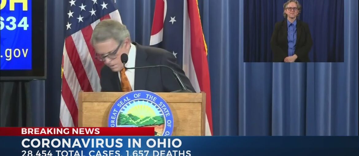 State of Ohio Governor DeWine coronavirus reopening Ohio full press conference 5/18/2020.