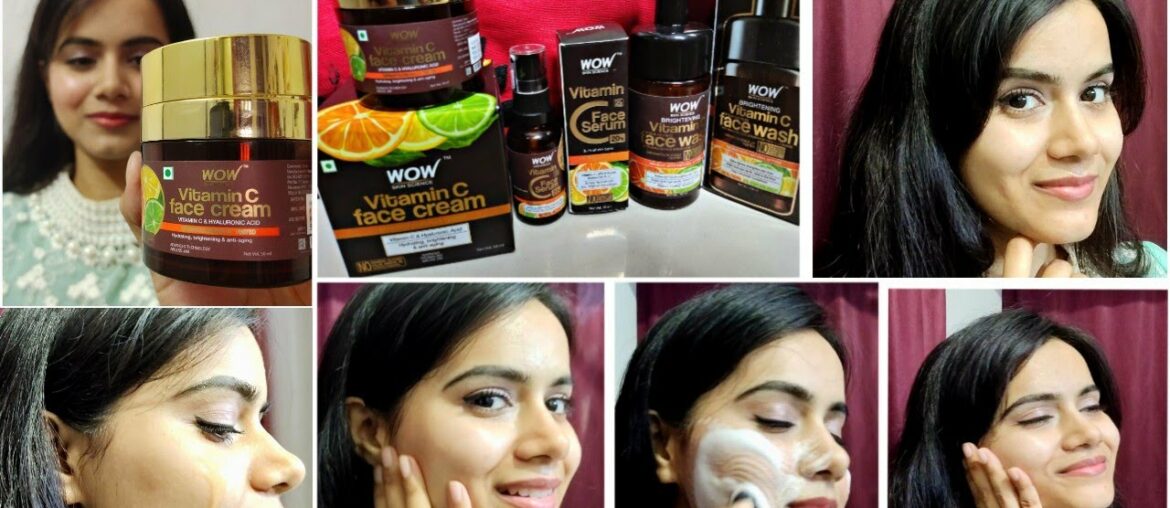 WOW Skin Science Vitamin C Range Honest Review | Facewash | Serum | Cream | Sayne Arju