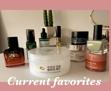 CURRENT FAVORITES / Korean skincare, makeup and everyday jewelry