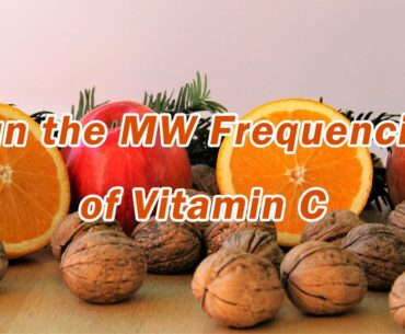 Run the MW frequencies of vitamin C