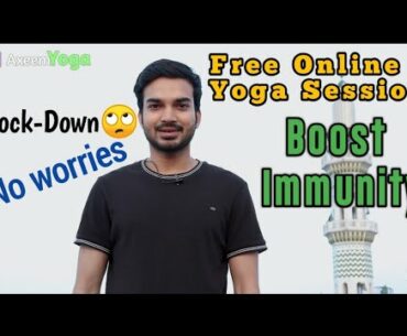 Boost Your Immunity To Avoid Corona Virus | Free Online Yoga Session