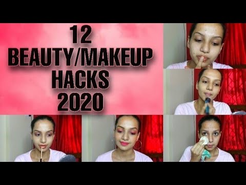 12 Beauty/Makeup Hacks That Will Make Your Life Easier 2020(in Hindi)/Glitter&Glow