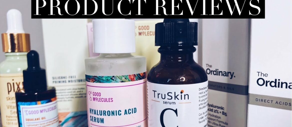 Skincare Product Reviews| TruSkin Vitamin C + Good Molecules + The Ordinary