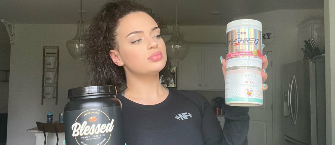 My Favorite Supplements As A Wannabe Fitness Influencer// Vegan Protein, Oxyshred & More!!