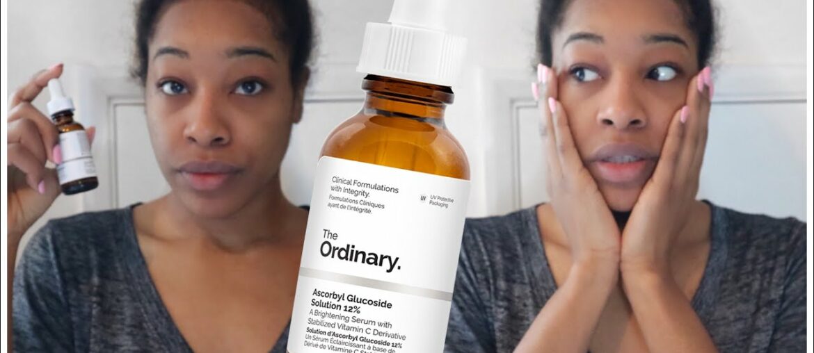 THE ORDINARY VITAMIN C | ASCORBYL GLUCOSIDE | BRIGHTENING SERUM | APPLYING TO SKIN | REVIEW