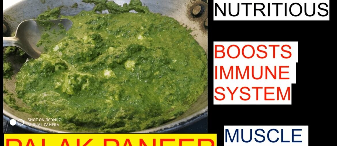 Highly Nutritious  Palak Paneer WITHOUT OIL| High Protein, Vitamins and Minerals| Covid19 Diet|