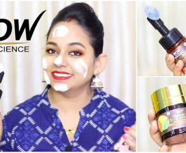 WOW Skin Science Brightening Vitamin C Foaming Face Wash & Face Cream Review / Demo || Skin Care