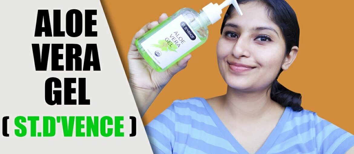 ST.DVENCE Aloe Vera Gel | Aloe Vera With Vitamin E For All Skin Types | Honest Review In Hindi