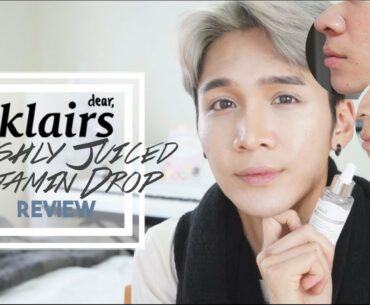 FADE ACNE SCARS! Klairs Freshly Juiced Vitamin Drop Review - Edward Avila