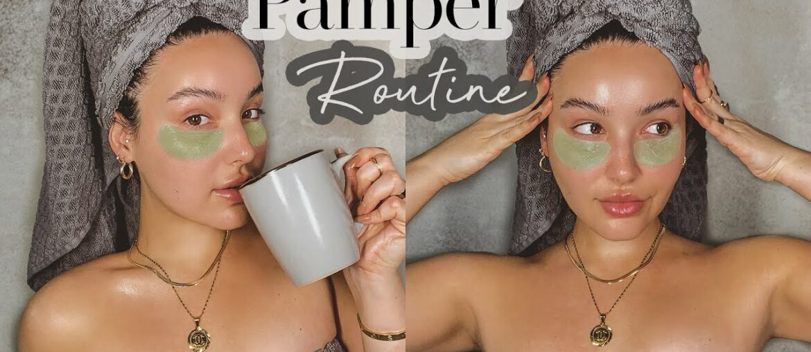 my relaxing at home pamper routine