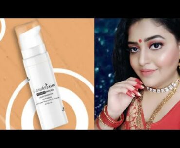 I -AmsterDAMN Vitamin E Enriched Liquid Foundation, Tulipa Greigii || Review & Demo || KOMAL SHARMA