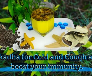 Cold and cough milk kadha|golden drink for boosting Immunity|#covid19