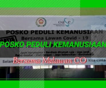 Posko peduli Kemanusiaan bersama lawan COVID 19 Rapid & pemberian  Vitamin