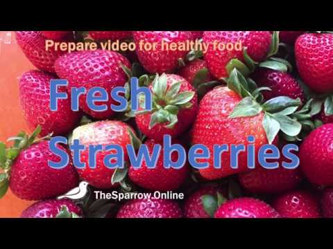 How to Cut and Prepare Fresh #Healthy #Strawberries