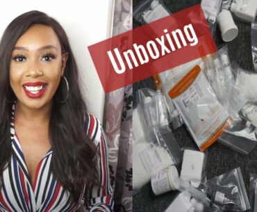 HUGE Unboxing: Skin Lightening Ingredients, Supplements,  Soaps, Sunscreen and much more!!