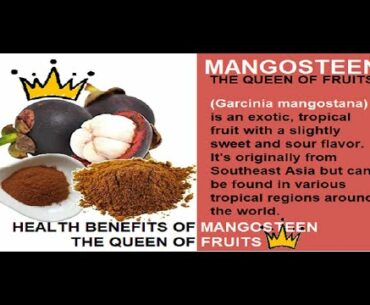 Mangosteen Benefits