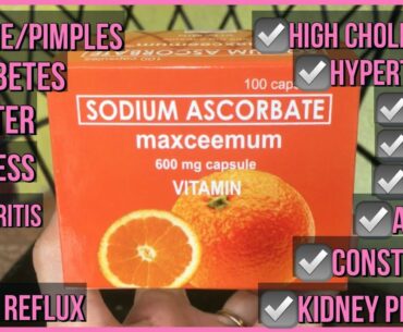 SODIUM ASCORBATE ( maxceemum ) || REVIEW || HEALTH & WELLNESS  || GEL PINES ||