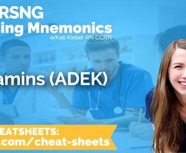 Vitamins ADEK Nursing Mnemonics, Nursing School Study Tips