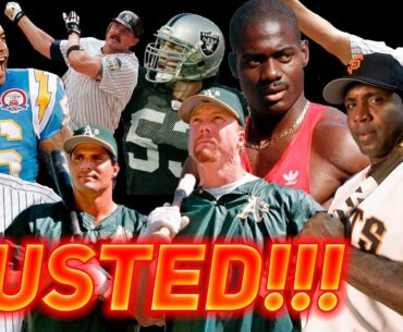 Top Athletes Who Got Caught Taking PED's / Testosterone! Mark McGuire Barry Bonds Jason Giambi