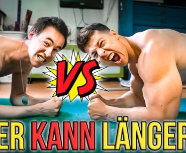 Ist das sein erster Sieg? Plank Challenge VS Lauch