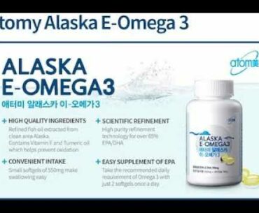 ATOMY ALASKA E-OMEGA 3 THE BEST EFA SUPPLEMENT