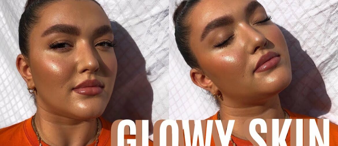 Quarantine GLOWY SKIN Makeup Tutorial | Gabrielle Kaya